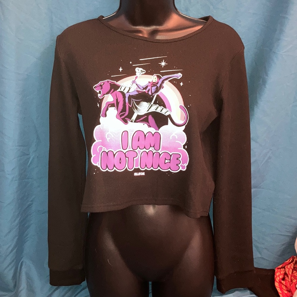 NWOT Killstar Skeletor Crop